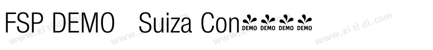 FSP DEMO   Suiza Con字体转换